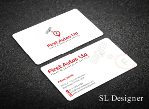 Business Card Design by SL Designer for First Autos Ltd | Design: #13839025
