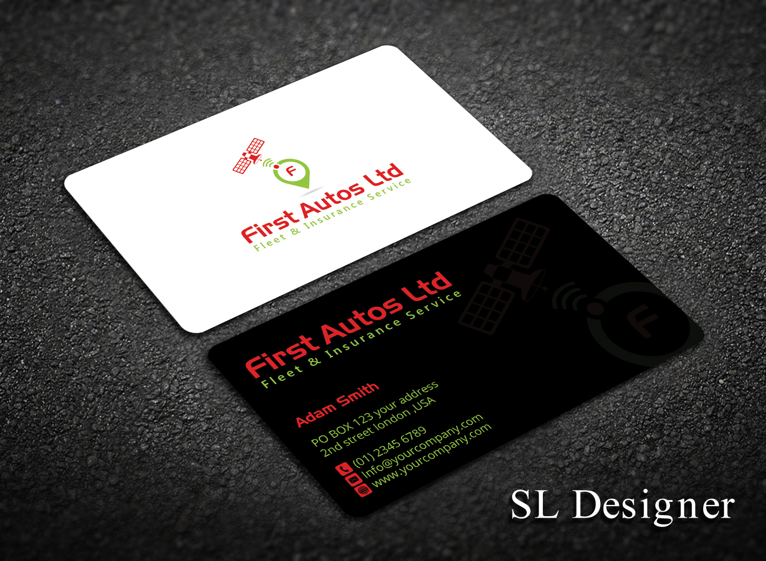 Business Card Design by SL Designer for First Autos Ltd | Design #13839026