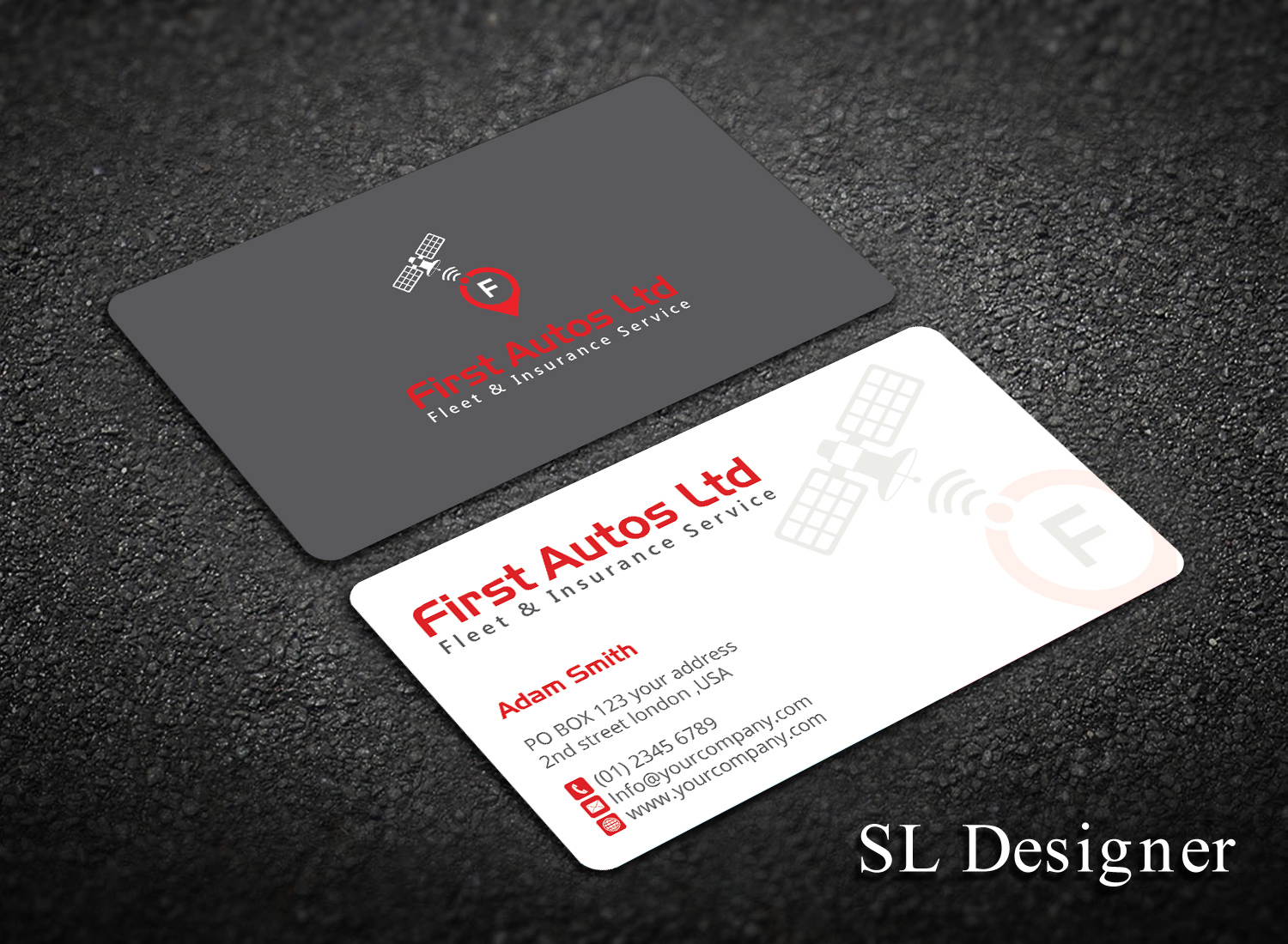 Business Card Design by SL Designer for First Autos Ltd | Design #13839027