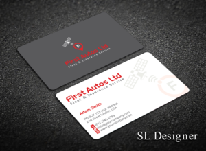 Business Card Design by SL Designer for First Autos Ltd | Design: #13839027