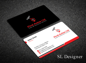 Business Card Design by SL Designer for First Autos Ltd | Design: #13839121