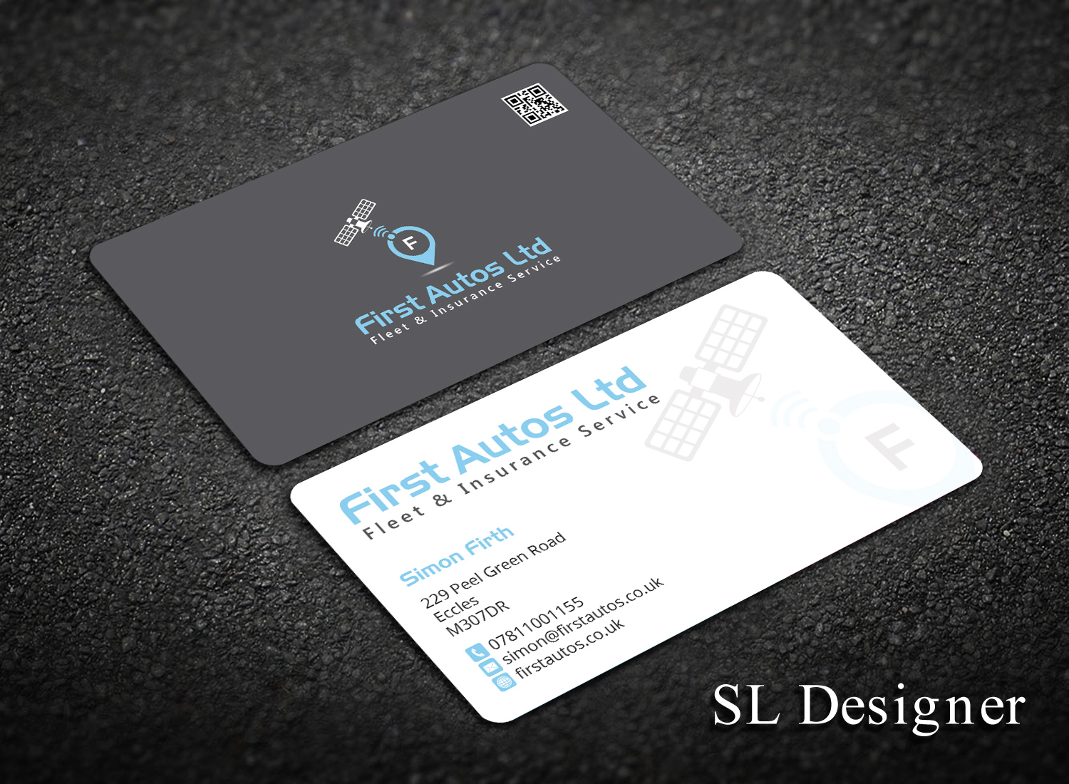business card design by sl designer for first autos ltd design 14073516 - Modern Business Card Designs business card design by sl designer for first autos ltd design 14073516 - Modern Business Card Designs