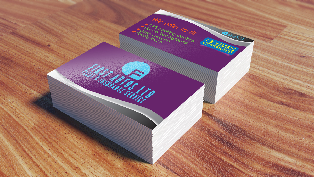 Business Card Design by jisuvo8 for First Autos Ltd | Design #13817162