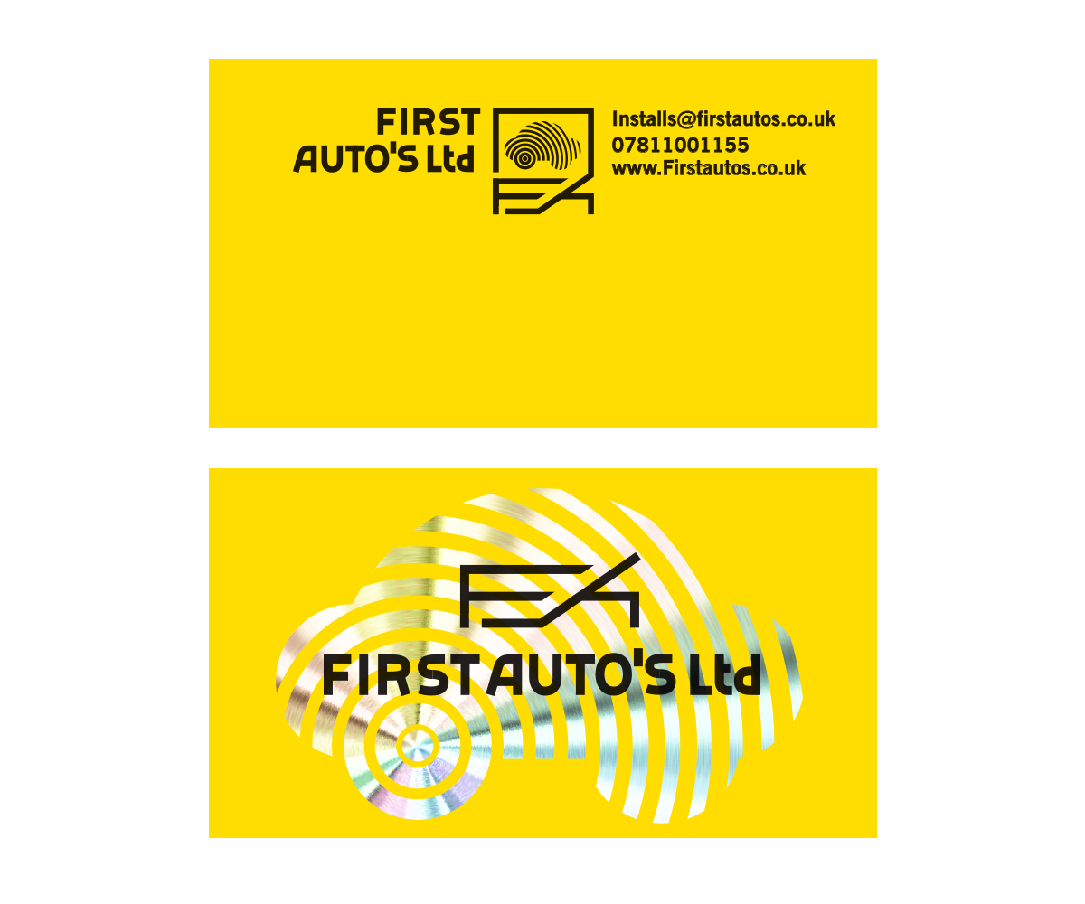 Visitenkarten-Design von alexander.sanchenko für First Autos Ltd | Design #13897091