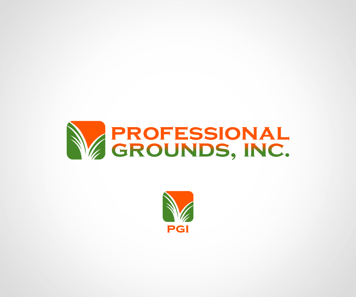 Upmarket, Elegant, Landscape Logo Design for Professional Grounds, Inc