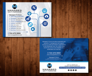 Postcard Design by Designers Hub for Managed IT Force, LLC | Design: #13824191