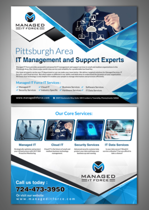 Postcard Design by debdesign for Managed IT Force, LLC | Design: #13816040
