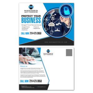 Postcard Design by creative.bugs for Managed IT Force, LLC | Design: #13820396