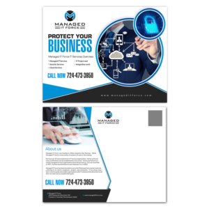 Postcard Design by creative.bugs for Managed IT Force, LLC | Design: #13820398