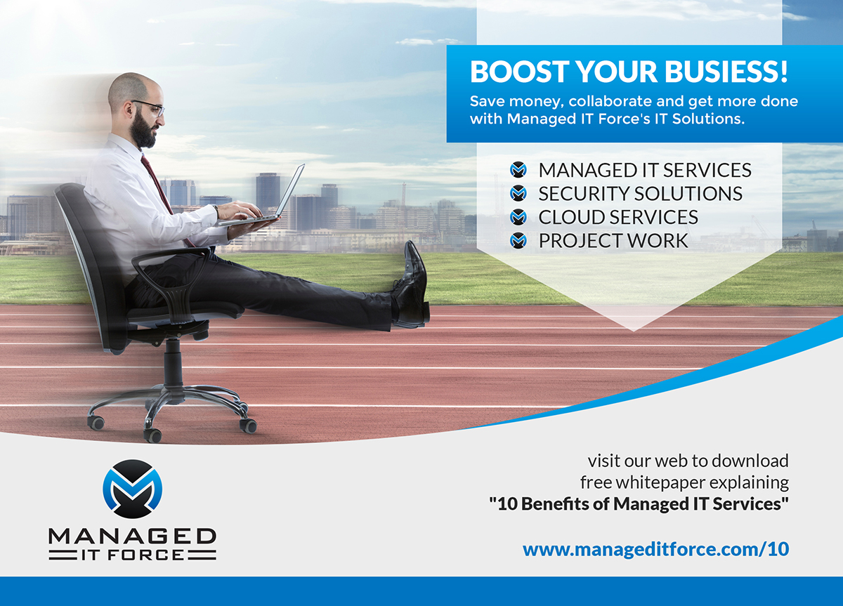 Postcard Design by VEGA-Designs for Managed IT Force, LLC | Design #13809752