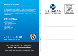 Postcard Design by VEGA-Designs for Managed IT Force, LLC | Design: #13814792