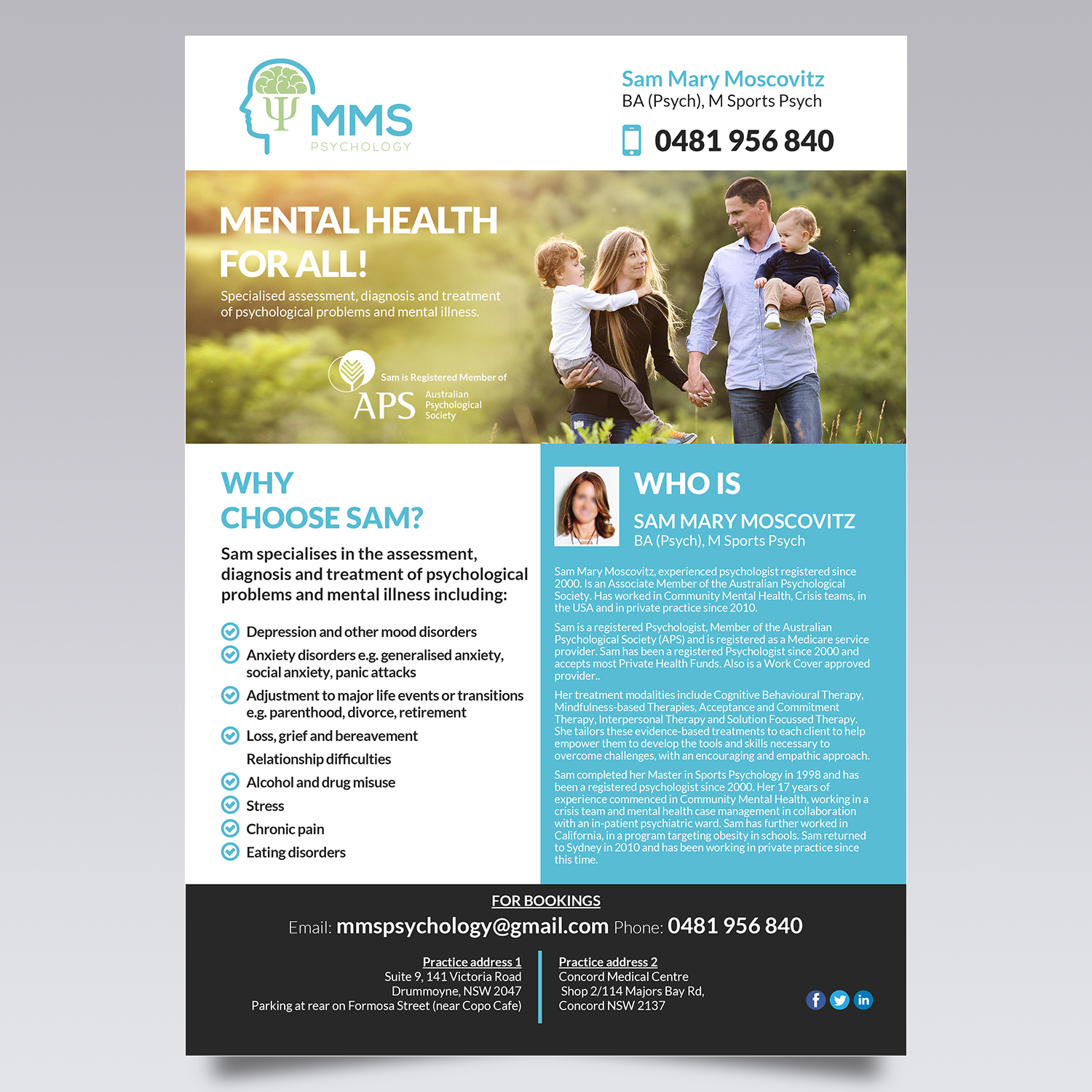 elegant playful psychology flyer design for mms psychology by vega therpy practice flyers