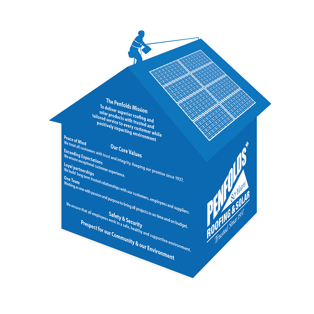 Poster Design by senja for Penfolds Roofing & Solar | Design #13824659