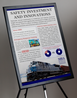 Signage Design by Pint & Promotional Projects for Michigan Railroads Association | Design: #13817576