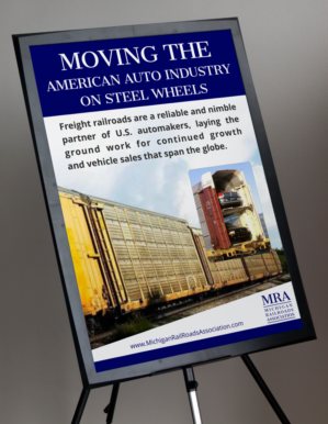 Signage Design by Pint & Promotional Projects for Michigan Railroads Association | Design: #13817577