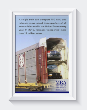 Signage Design by Pint & Promotional Projects for Michigan Railroads Association | Design: #13819068