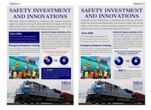 Signage Design by Pint & Promotional Projects for Michigan Railroads Association | Design: #13838914