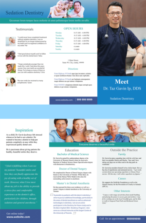 Flyer Design by EdF for The Tooth Corner  | Design #13824653