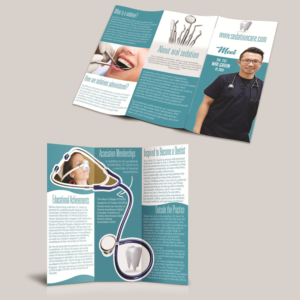 A4 Tri-fold Brochure for Sedation Dentist Specialist Dr. Gavin and Sedation Dentistry. | Flyer-Design von Lesaba Design