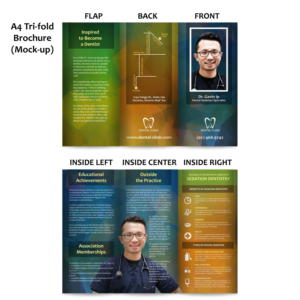A4 Tri-fold Brochure for Sedation Dentist Specialist Dr. Gavin and Sedation Dentistry. | Flyer-Design von Javelin Studio