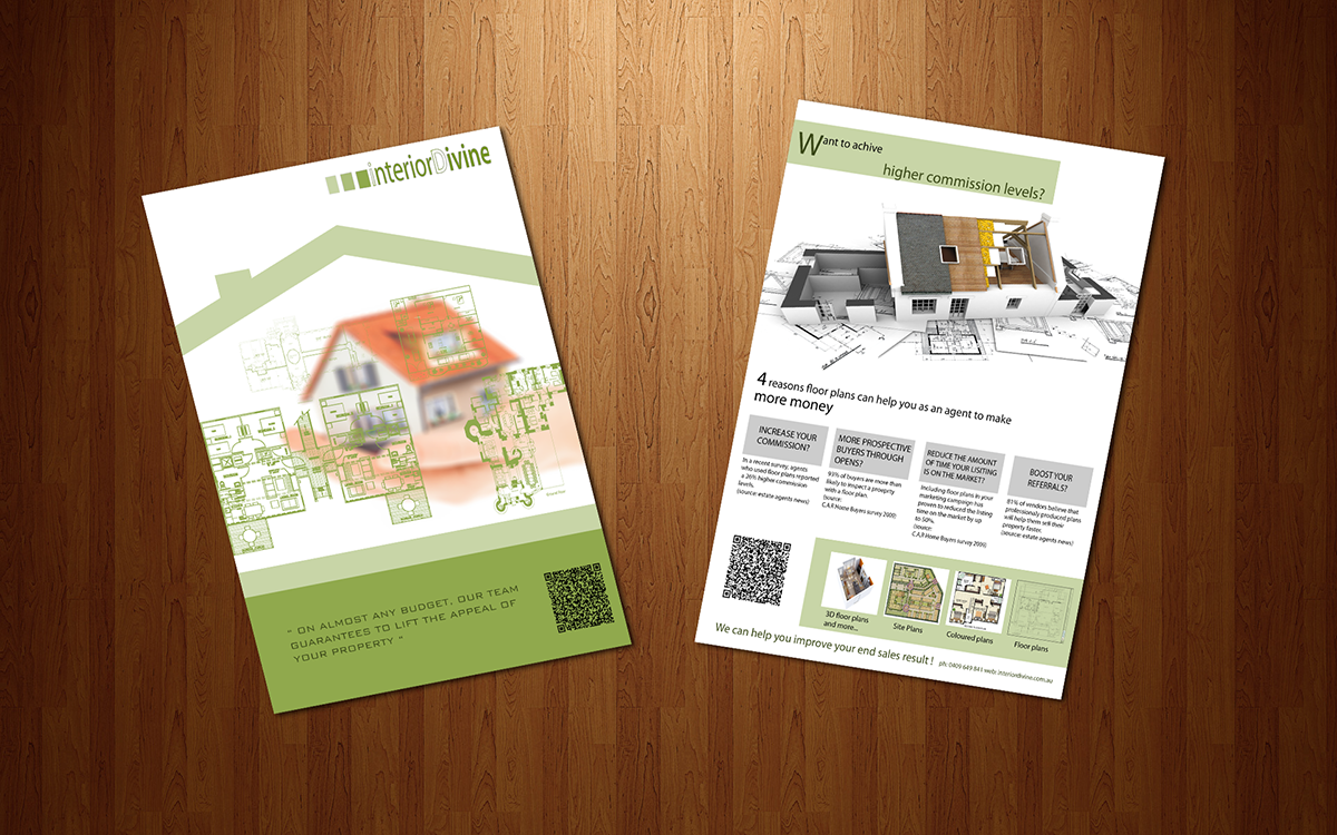 Diseño de Brochure por  Andy Dollinger para Interior Divine Property Styling  | Diseño #2488409