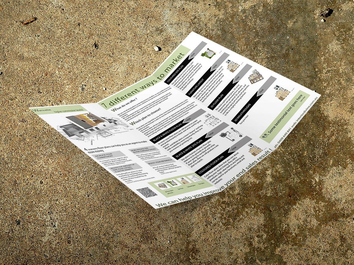 Brochure Design by  Andy Dollinger for Interior Divine Property Styling  | Design #2495693