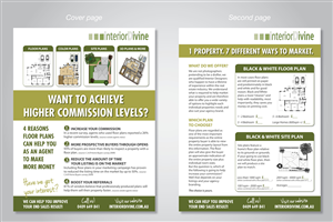 Brochure Design by Ekanite for Interior Divine Property Styling  | Design: #2488244