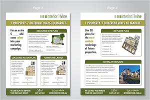 Brochure Design by Ekanite for Interior Divine Property Styling  | Design: #2489657