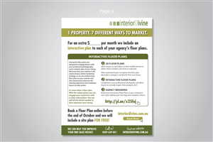 Brochure Design by Ekanite for Interior Divine Property Styling  | Design: #2489659