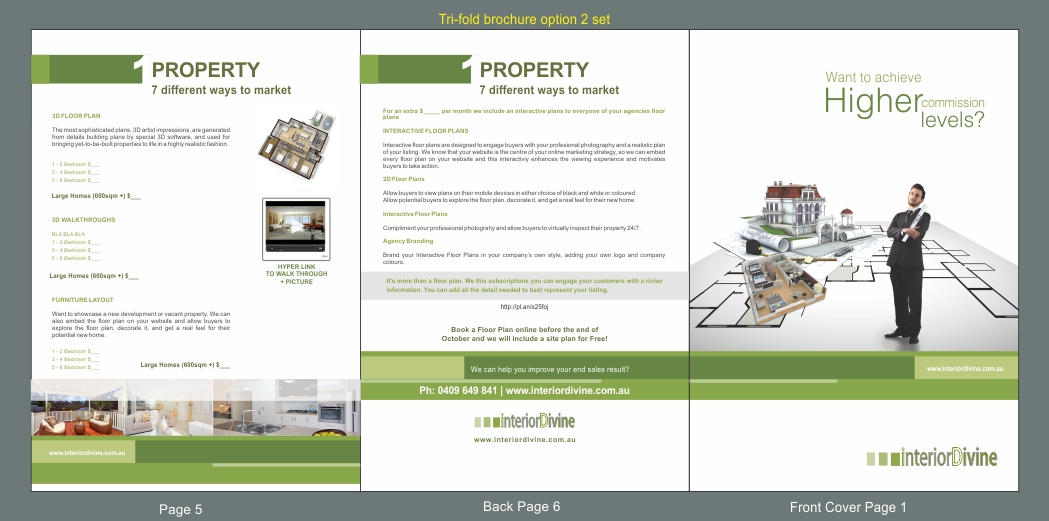 Brochure Design by Savitra for Interior Divine Property Styling  | Design: #2493988