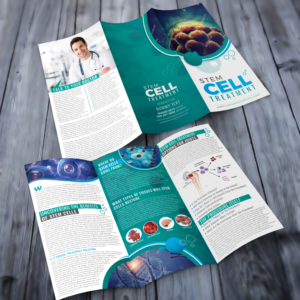 Stem cell injections patient brochure | Flyer Design by Souvik Roy (Alex Pro)