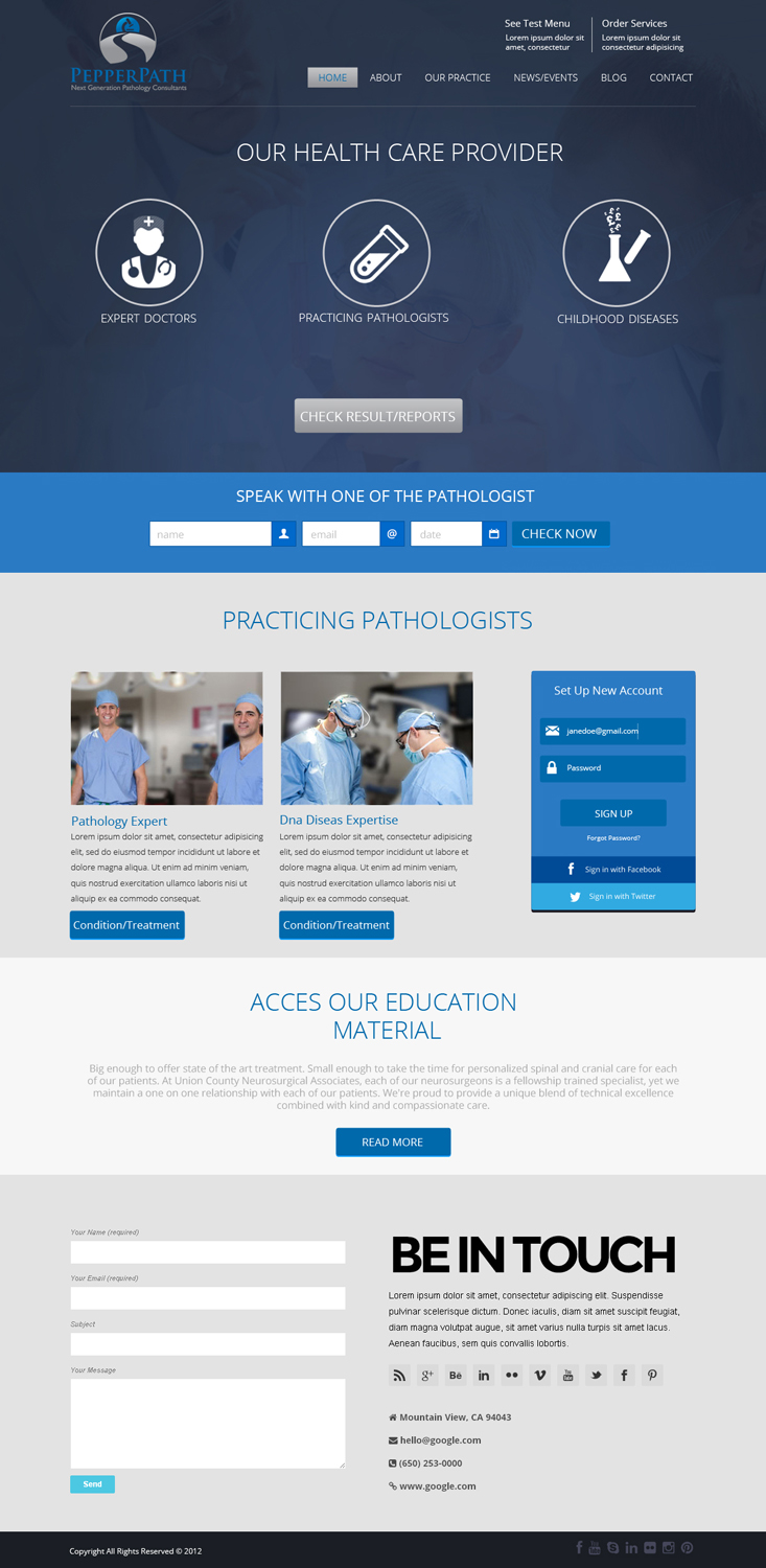 Web Design by OM for this project | Design #2544974