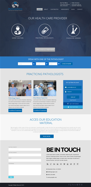 Web Design by OM for this project | Design: #2544974