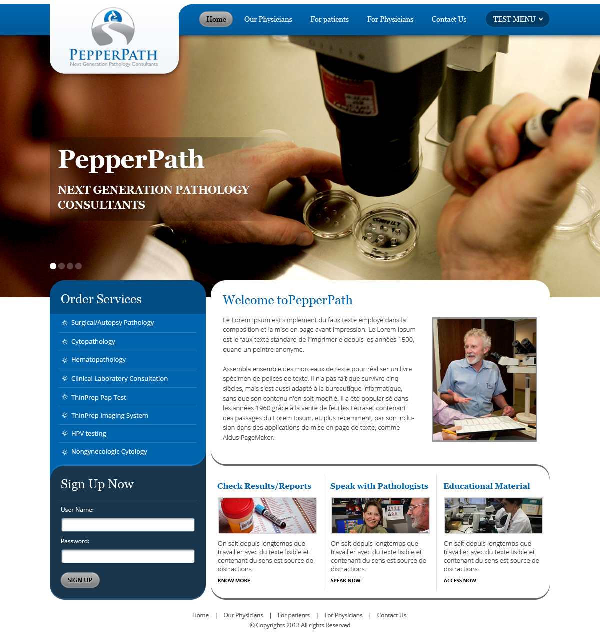 Web Design by OM for this project | Design #2550195