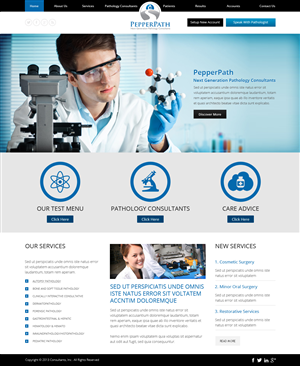 Web Design by OM for this project | Design: #2550236