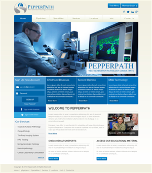Web Design by OM for this project | Design: #2550244