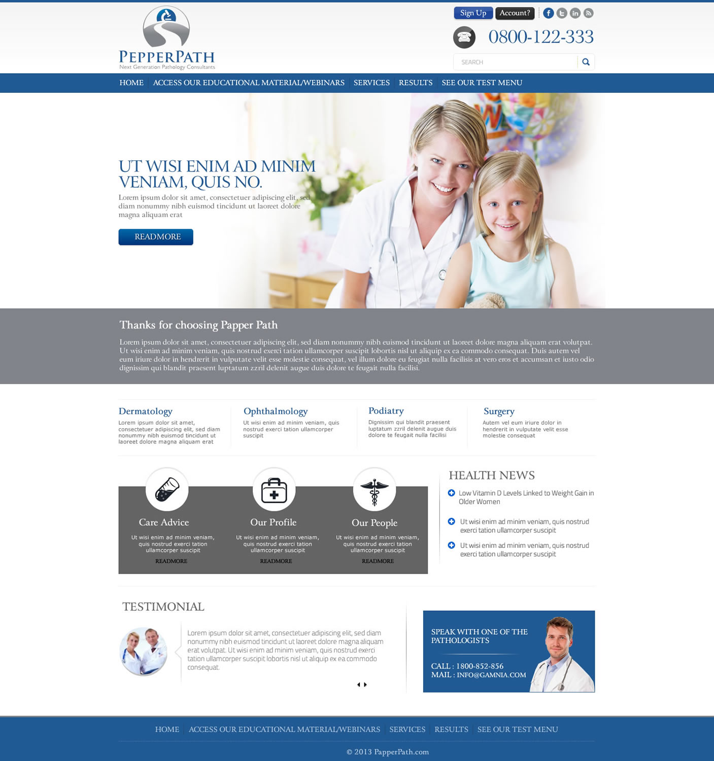 Diseño Web por TechWise para este proyecto | Diseño #2504119