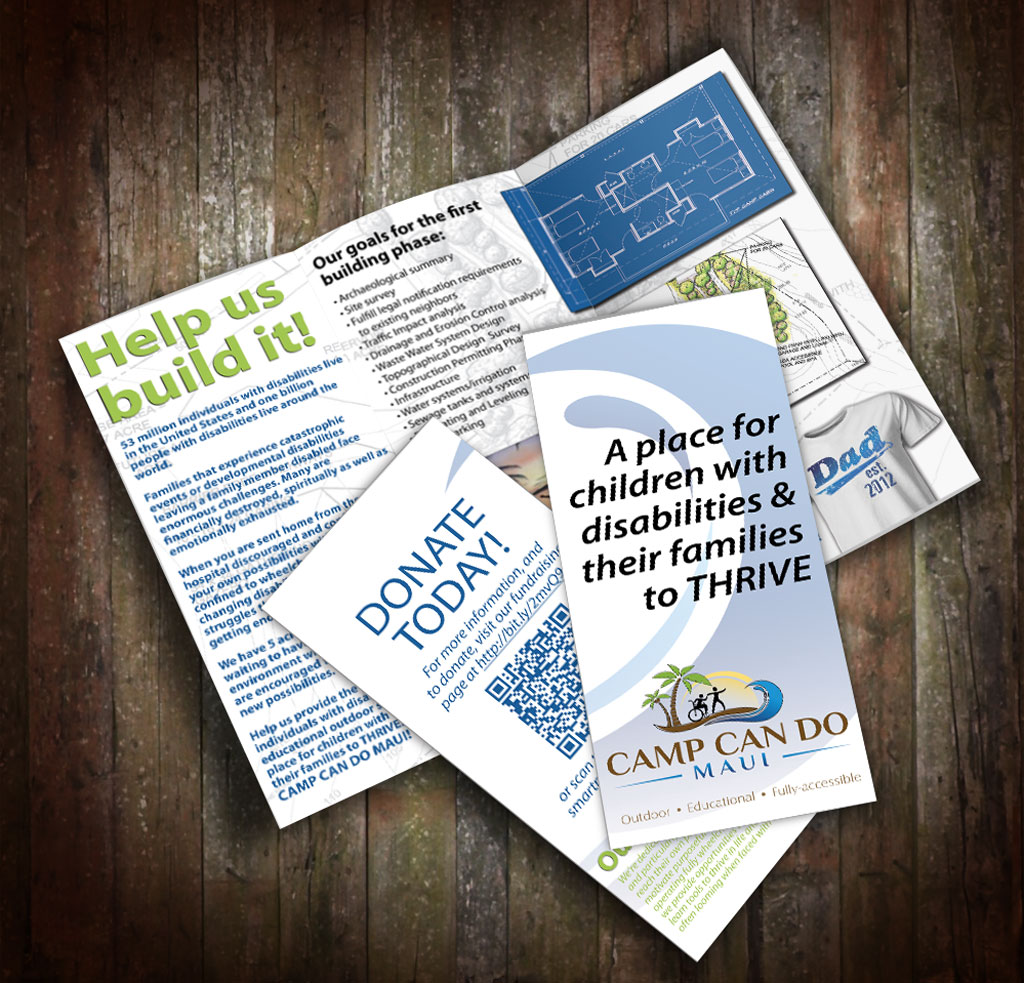 Brochure Design by therustyfox for Never Give Up, Inc | Design #13966867