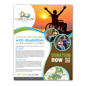 Brochure Design by creative.bugs for Never Give Up, Inc | Design: #13817574