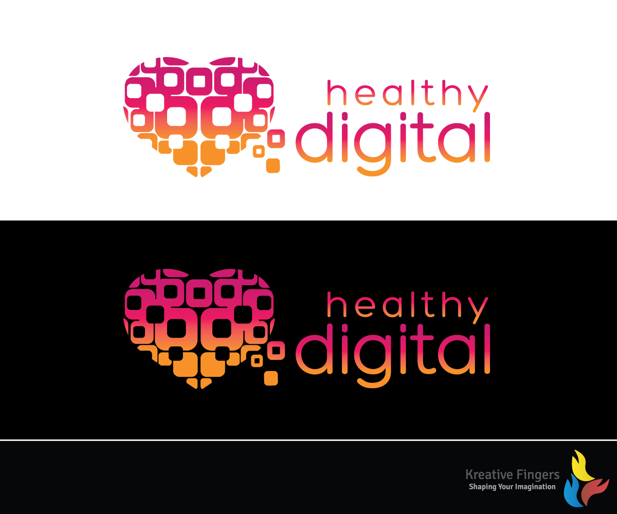 Logo Design by Kreative Fingers for Healthy Digital | Design: #13895550