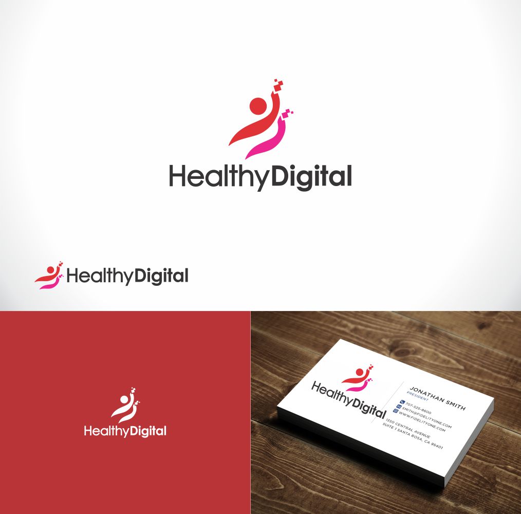 Logo Design by Paulsein for Healthy Digital | Design #13870278