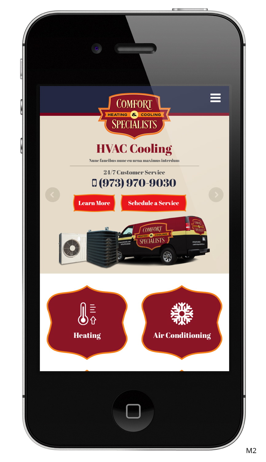 Diseño Web por pb para comfort specialists llc | Diseño #13809028
