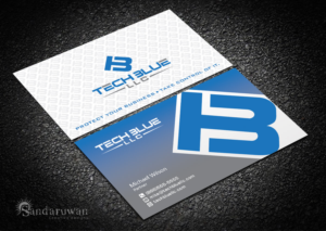 Business Cards for TechBlue LLC | Business Card Design by Sandaruwan