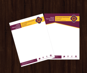 Catholic Regional College Sydenham Letterhead | Stationery Design by JK18
