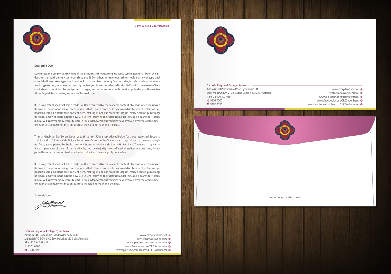 Stationery Design by OxonoArt for this project | Design #13912698