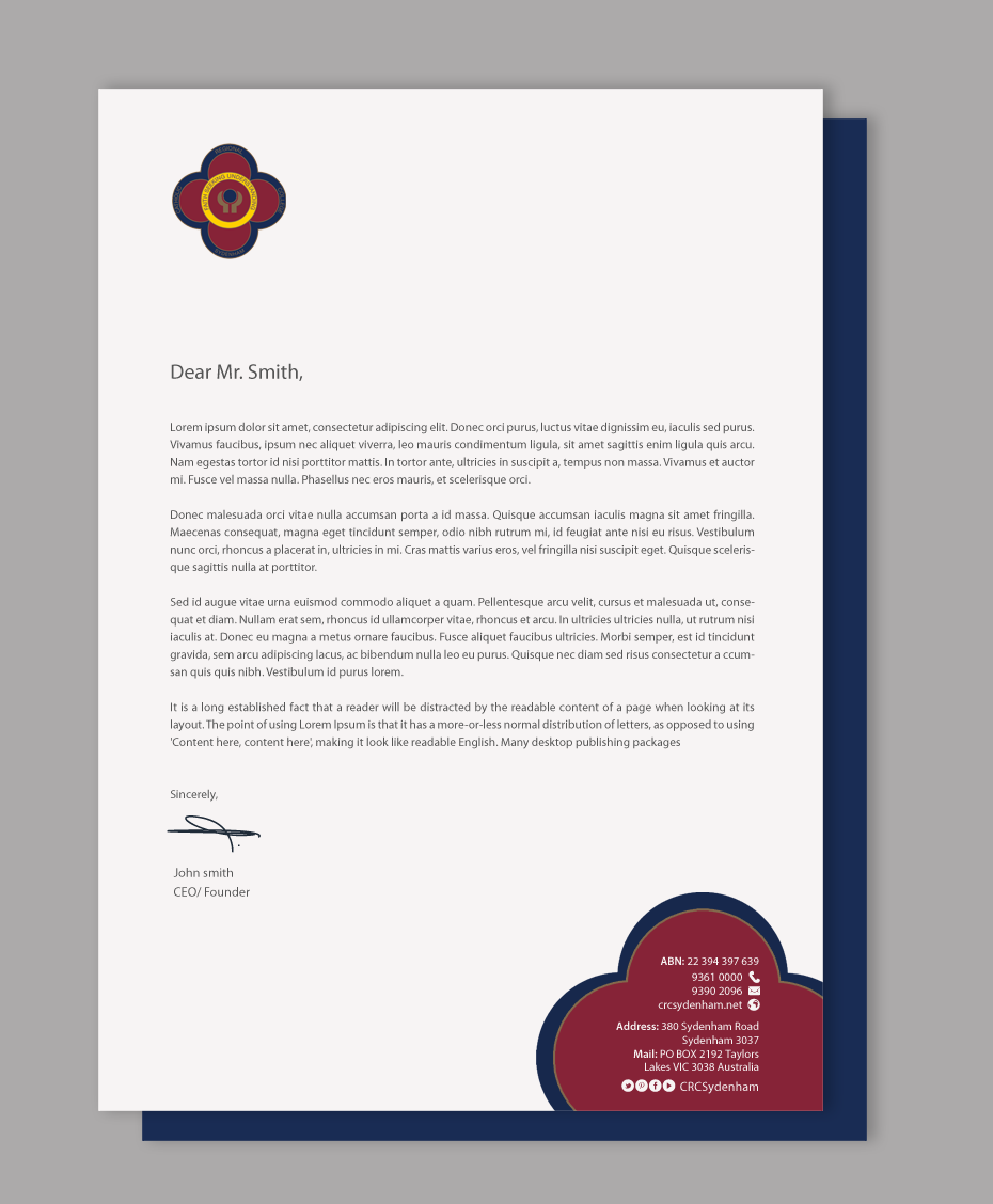 Stationery Design by chandrayaan.creative for this project | Design #13822474
