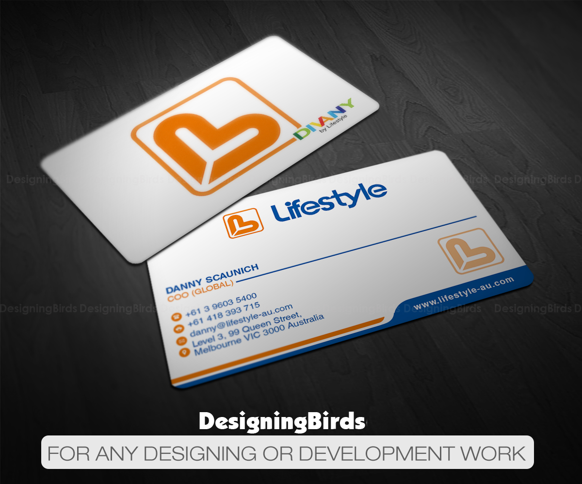 Business Card Design by Designing Birds for Lifestyle | Design #13807444