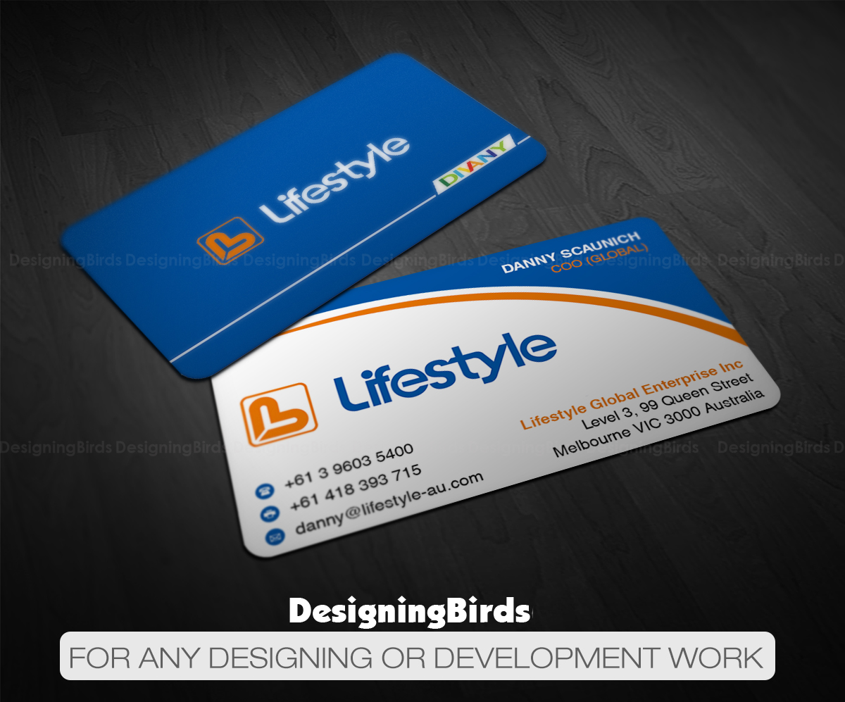 Business Card Design by Designing Birds for Lifestyle | Design #13811569