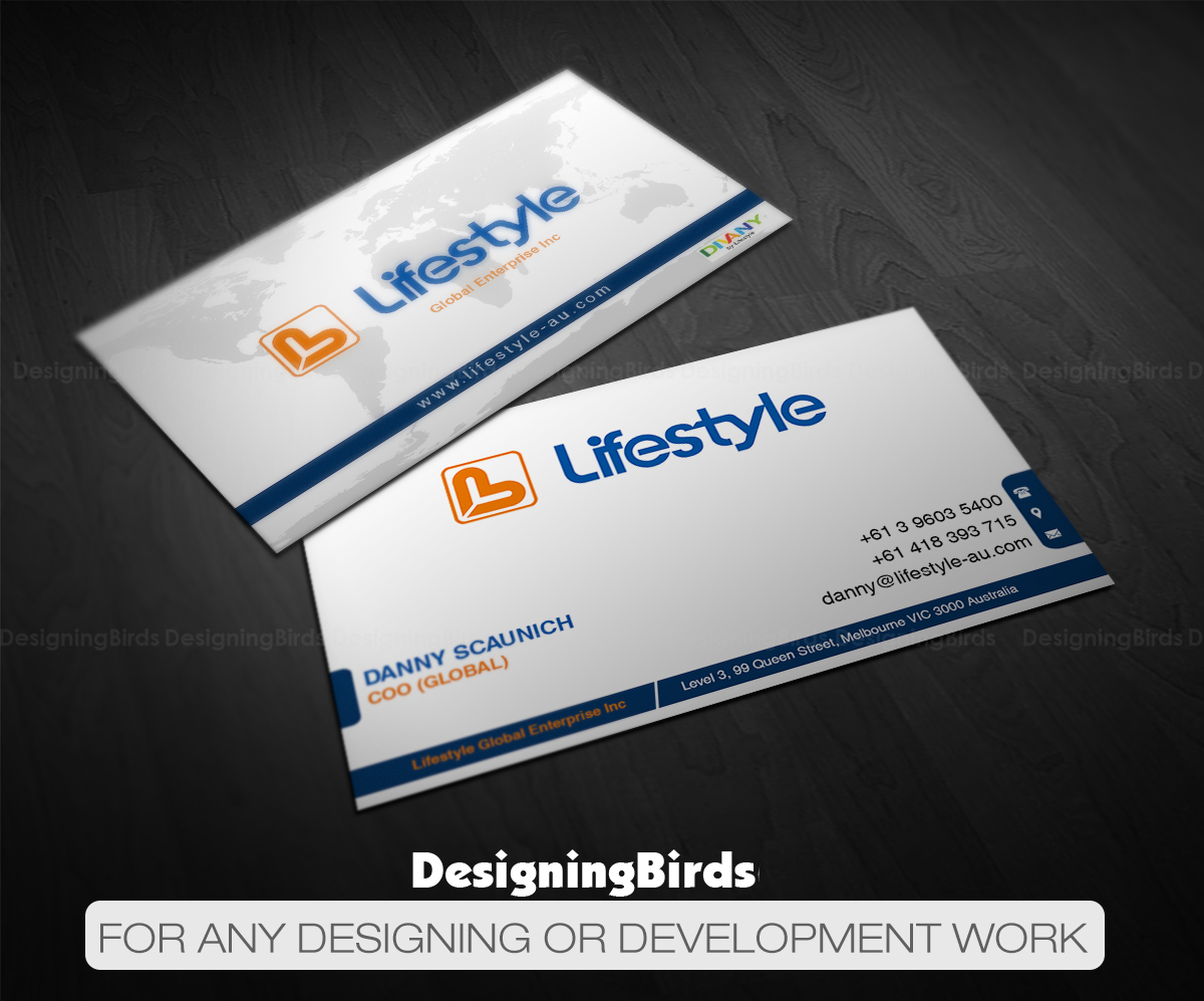 Business Card Design by Designing Birds for Lifestyle | Design #13811646