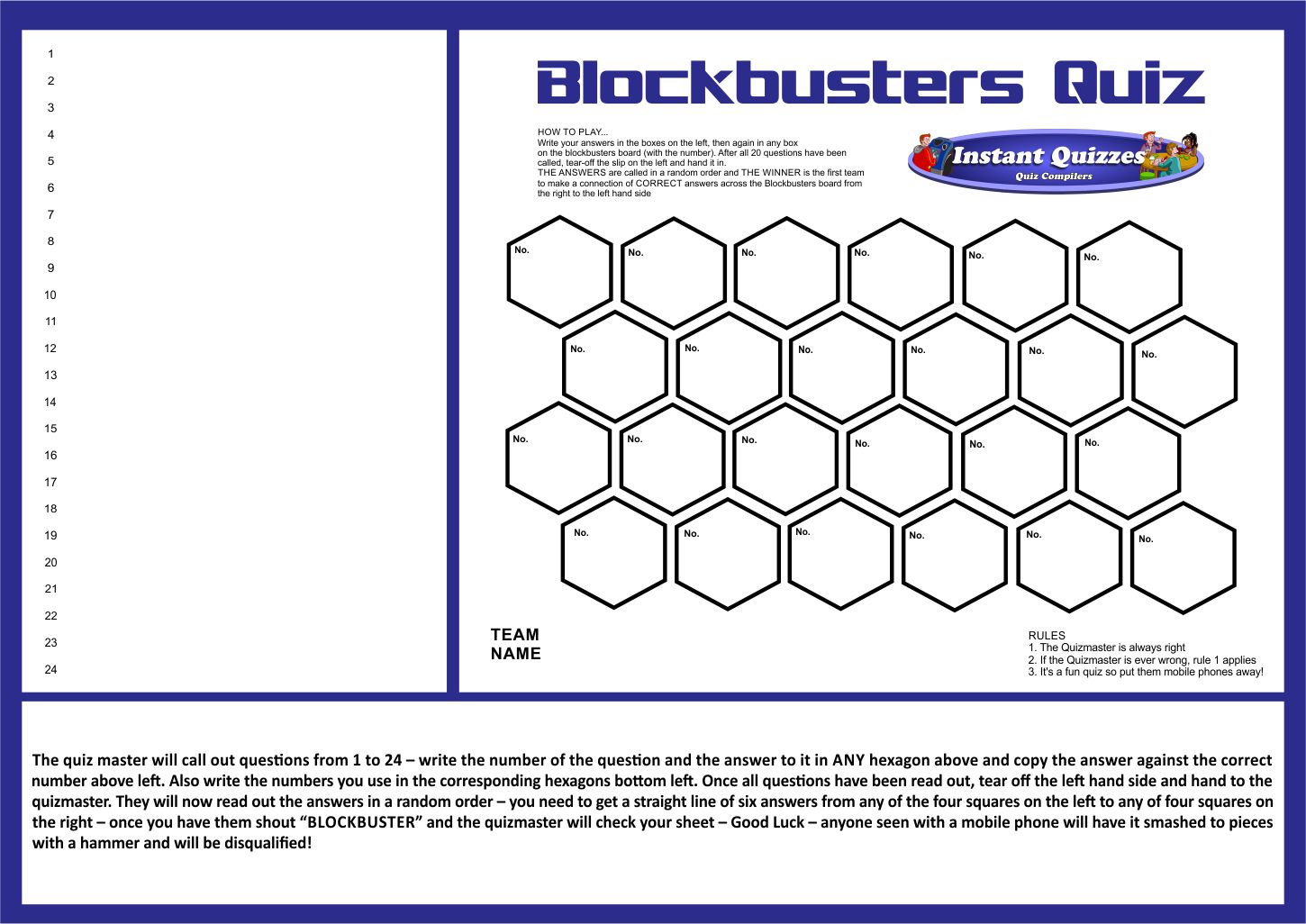 Stationery Design by Sarah Graphic for Instant Quizzes Ltd | Design #13824645